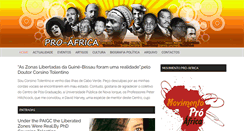 Desktop Screenshot of pro-africa.org